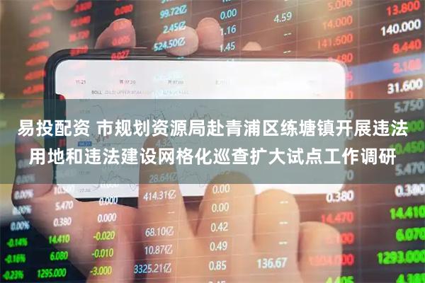 易投配资 市规划资源局赴青浦区练塘镇开展违法用地和违法建设网格化巡查扩大试点工作调研